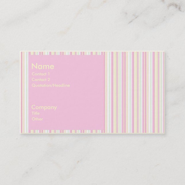 Strawberry Banana Business Card (Front)