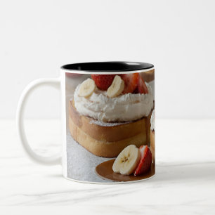 Strawberry & Banana French Toast Two-Tone Coffee Mug