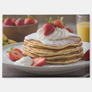 Strawberry & Banana Pancakes Magnet