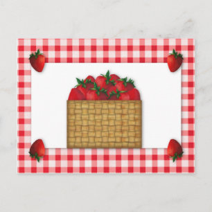 Strawberry Basket Recipe Card