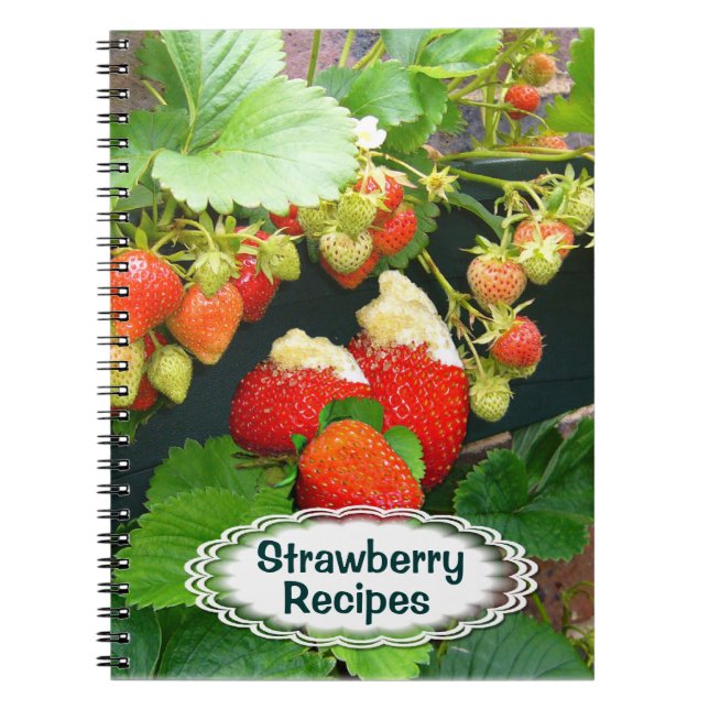Strawberry Basket ~Recipe  Notebook (Front)