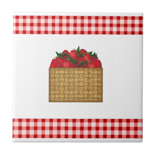 Strawberry Basket Tile (Front)