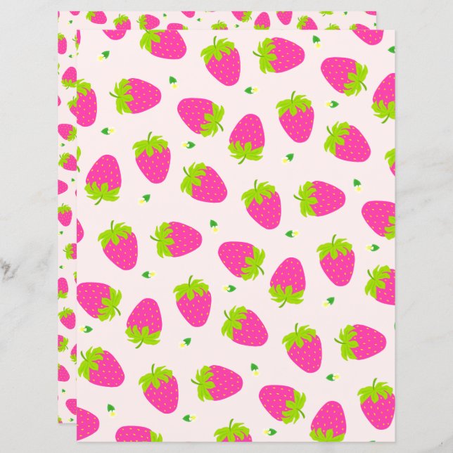 Strawberry  Beige (Front/Back)