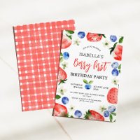 Strawberry Berry 1st Birthday