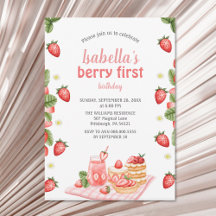 Strawberry Berry First Birthday Berry Weet