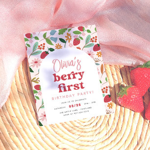Strawberry Berry First Budget Birthday Party