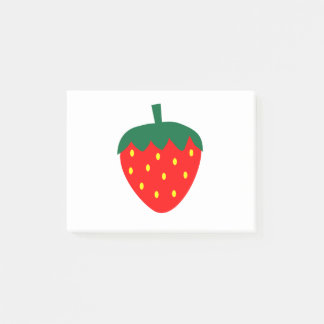 Strawberry Berry Fruit Summer Red Post-it Notes
