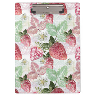 Strawberry, berry, red, fresh, ripe, sweet, food, clipboard