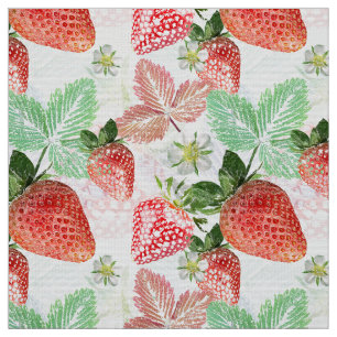 Strawberry, berry, red, fresh, ripe, sweet, food, fabric