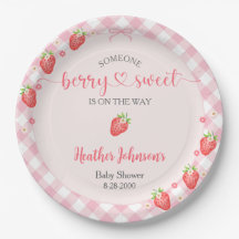 Strawberry Berry Sweet Baby Girl Baby Shower