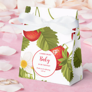 Strawberry Berry Sweet Baby shower Favour Box