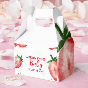 Strawberry Berry Sweet Baby shower Favour Box