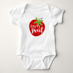 Strawberry Berry Sweet Birthday Baby Girl Kids' Bodysuit