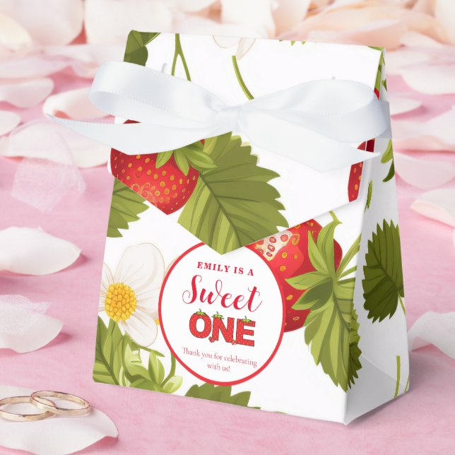 Strawberry Berry Sweet Birthday| Berry First  Favour Box (Wedding)