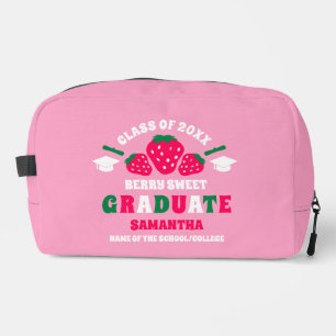 Strawberry Berry Sweet Graduation Dopp Kit