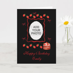 Strawberry Birthday Card
