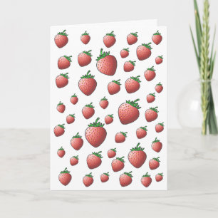 Strawberry Birthday Invitation