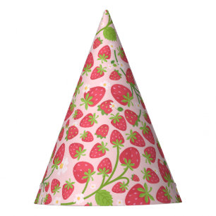 Strawberry Birthday Party Hat
