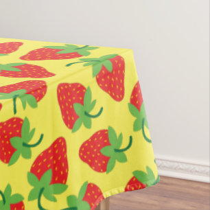 Strawberry Birthday Party Tablecloth