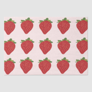 Strawberry Birthday Summer Strawberries Tissue Paper