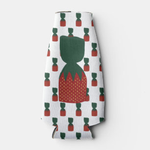 Strawberry Bon Bons Candies Bottle Cooler