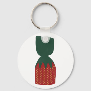 Strawberry Bon Bons Candies Key Ring