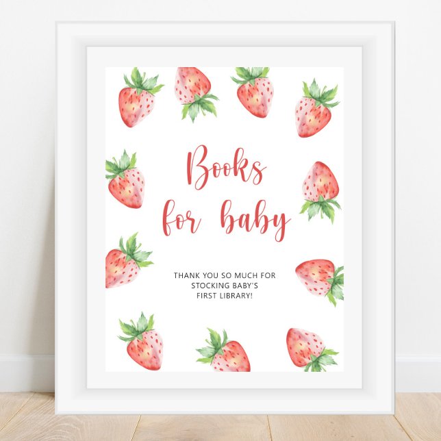 Strawberry - books for baby poster (Creator Uploaded)