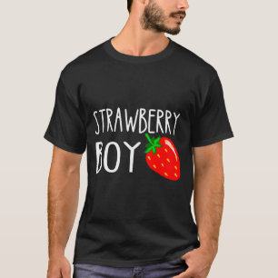 Strawberry Boy Sweet Strawberry Boys Summer Fruit T-Shirt