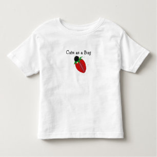 Strawberry Bug Design Toddler T-Shirt
