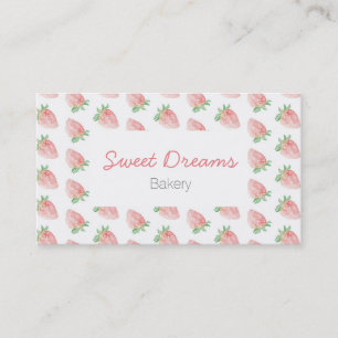 Strawberry business card