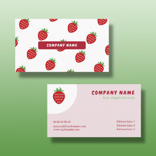 Strawberry Business Card