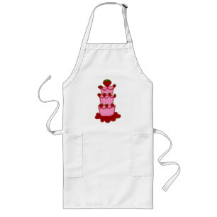 Strawberry cake apron