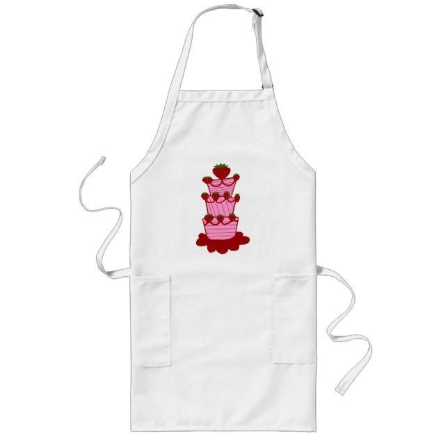 Strawberry cake apron (Front)