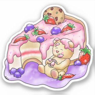 Strawberry Cake Berry Dessert Bear |