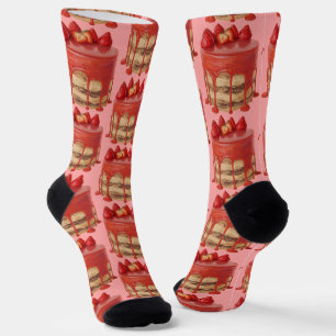 Strawberry Cake Socks