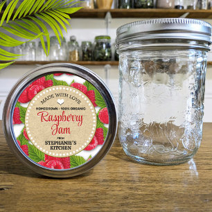 Strawberry Canning Jar Label