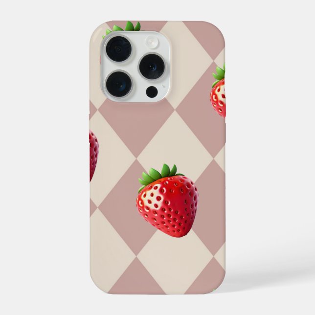 Strawberry Case for iPhone 15 Pro by Case (Back)