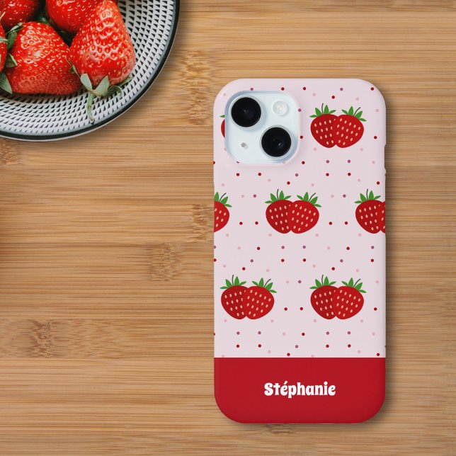 Strawberry Case-Mate iPhone Case (Strawberry Phone Case)