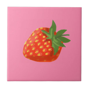 Strawberry Ceramic Tile