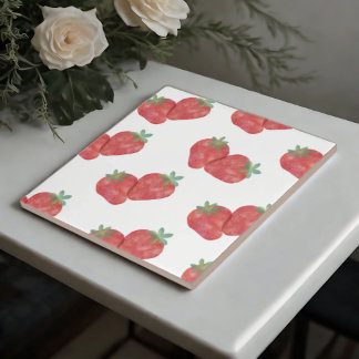 Strawberry Charm Ceramic Tiles
