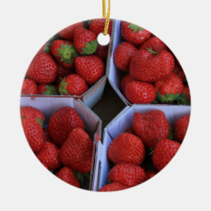 Strawberry Christmas Ornament