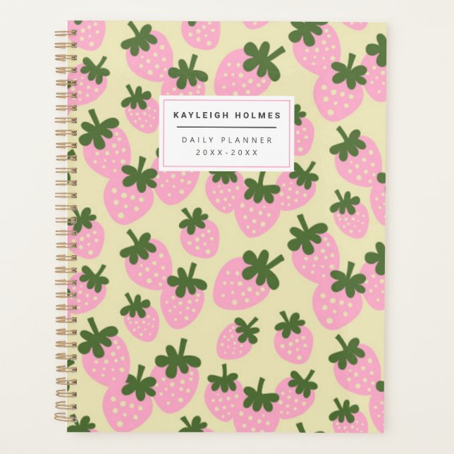 Strawberry Clusters Planner (Front)