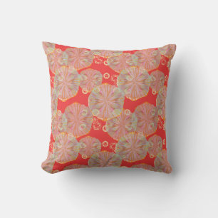 Strawberry Cocktail Throw Pillow