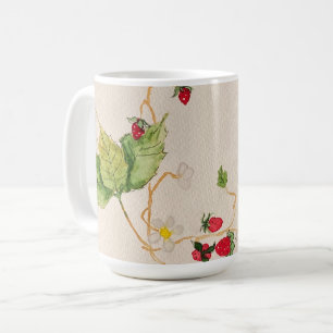 strawberry coffee mug
