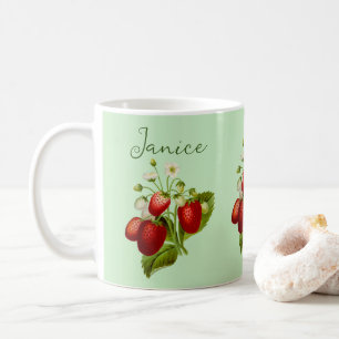 Strawberry Coffee Mug Personalised Custom