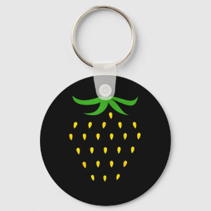 Strawberry Costume Shirt Kids Fruit Halloween Key Ring