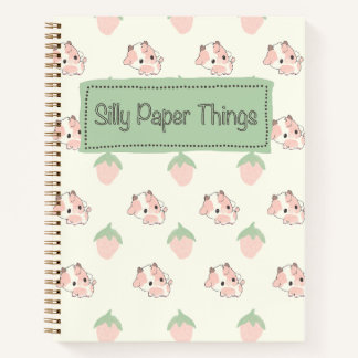 Strawberry Cows Notebook