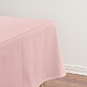 Strawberry Cream Solid Colour Print, Pastel Pink Tablecloth