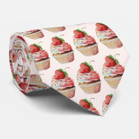 Strawberry Cupcake Sweet Dessert Pattern