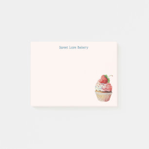 Strawberry Cupcake Sweet Dessert Post-it Notes